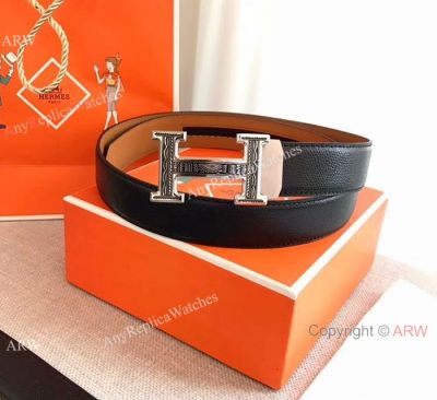 Wholesale Copy Hermes Men Leather Belt - New Style Buckle